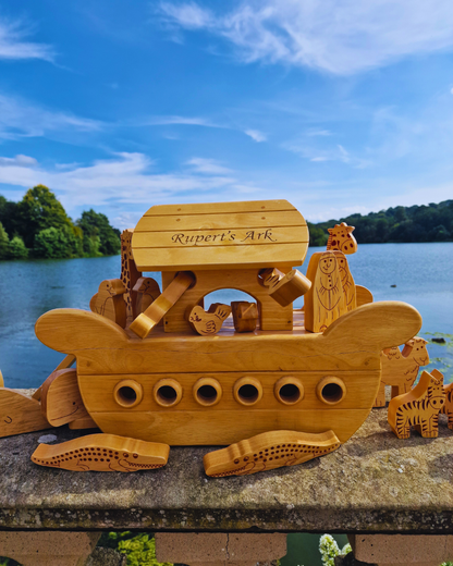Natural Wood Noah's Ark