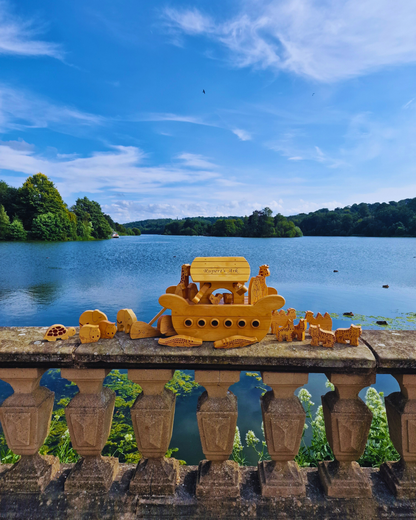 Natural Wood Noah's Ark