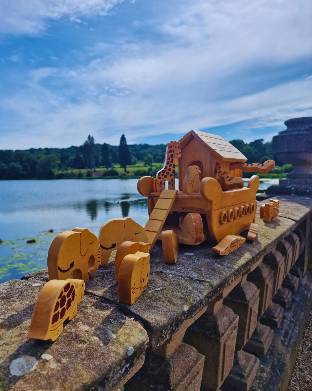 Natural Wood Noah's Ark