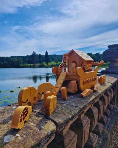 Natural Wood Noah's Ark