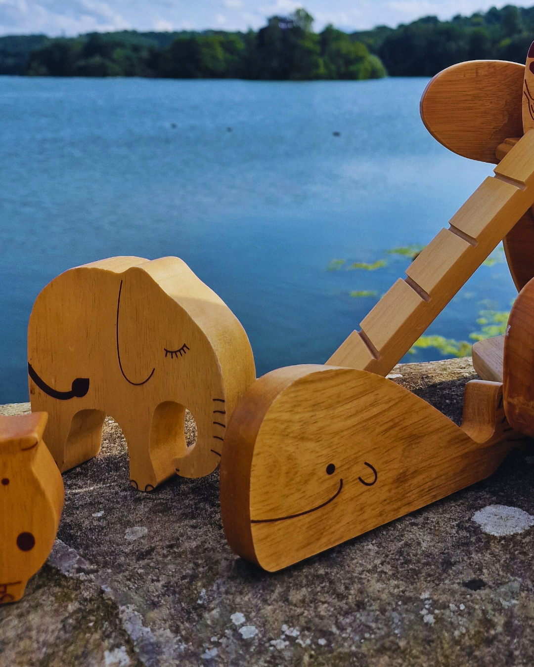 Natural Wood Noah's Ark