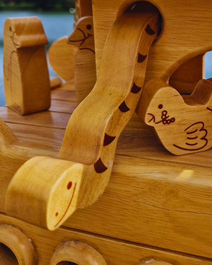 Natural Wood Noah's Ark