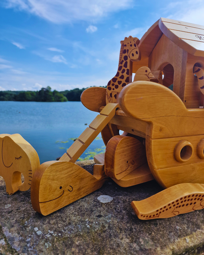 Natural Wood Noah's Ark