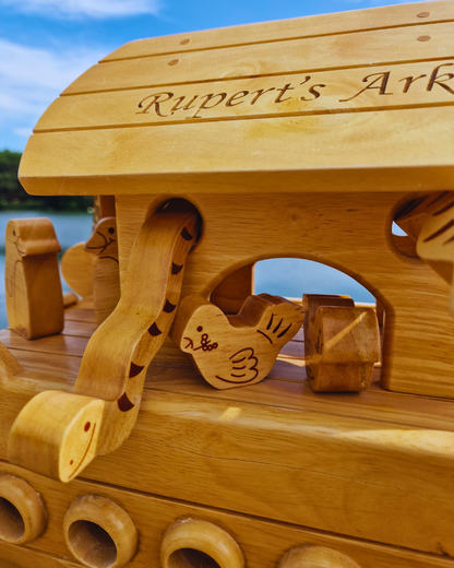 Natural Wood Noah's Ark