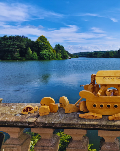 Natural Wood Noah's Ark