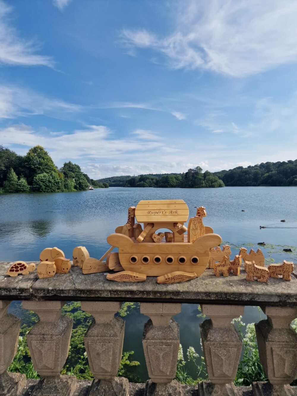 Natural Wood Noah's Ark